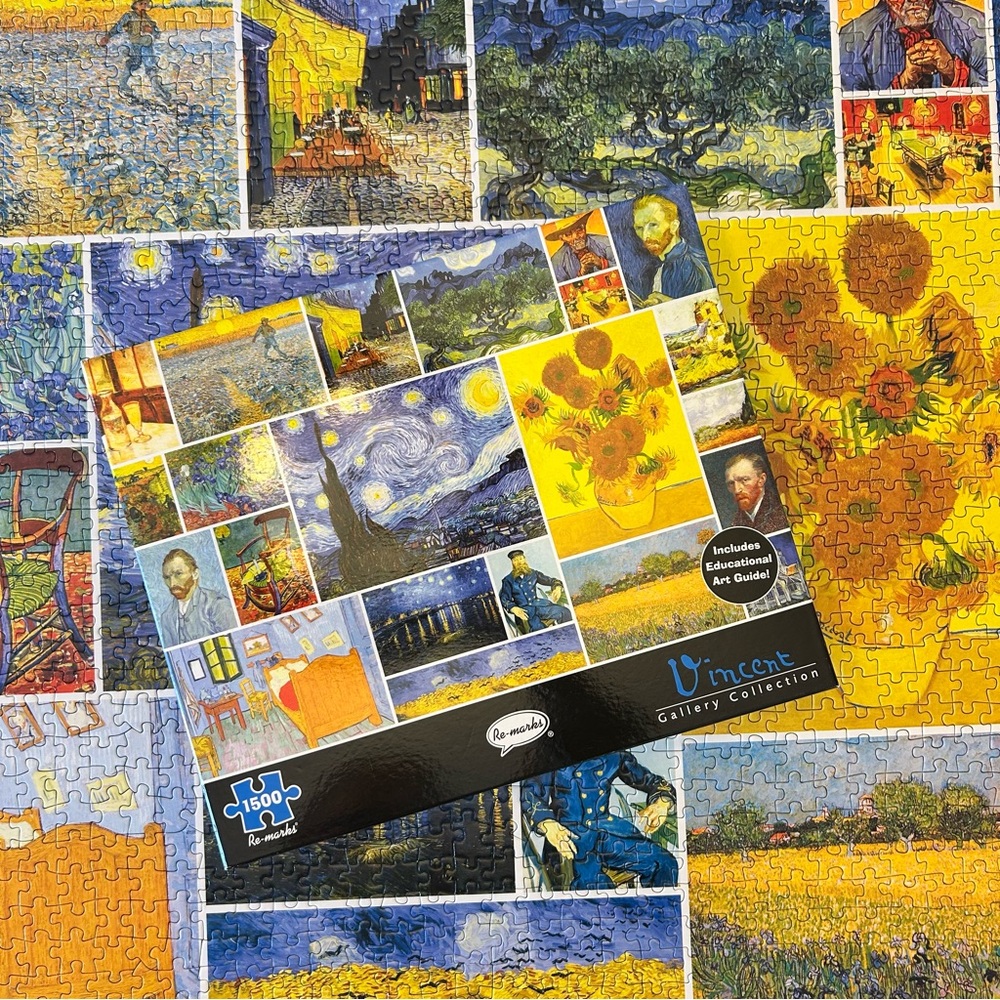 Re-marks Vincent Van Gogh 1500 Piece Puzzle Artistic Jigsaw Puzzle 🧩 - Picture 2 of 8